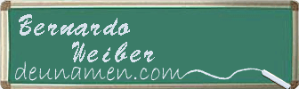 Bernardo Weiber Visitenkarte